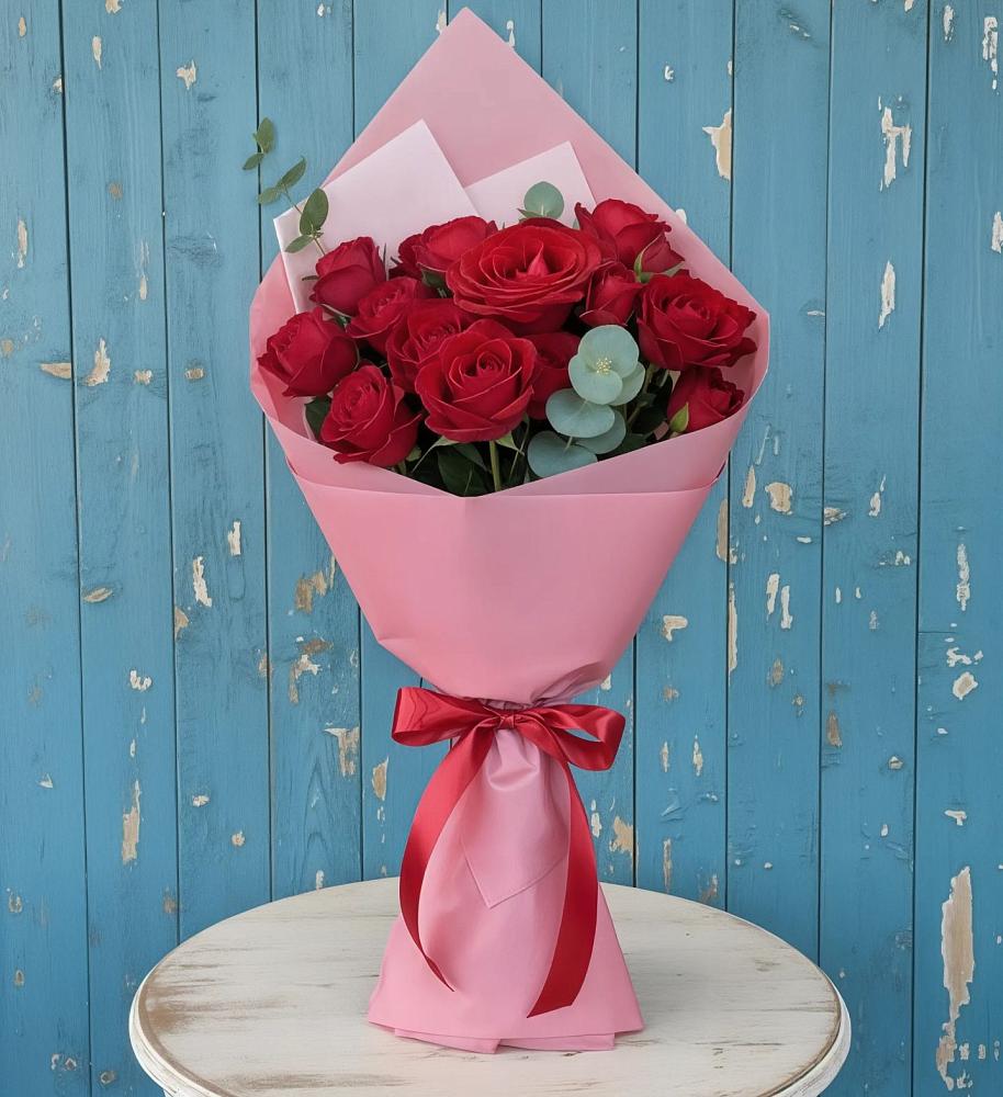 Букет цветов из: Розы в Поселок Лесхоза