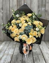 Букет цветов из:  Розы и Лизиантусы в Поселок Лесхоза