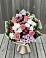 Букет цветов из: Альстромерии, Гвоздики, Розы и Хризантемы в Поселок Лесхоза