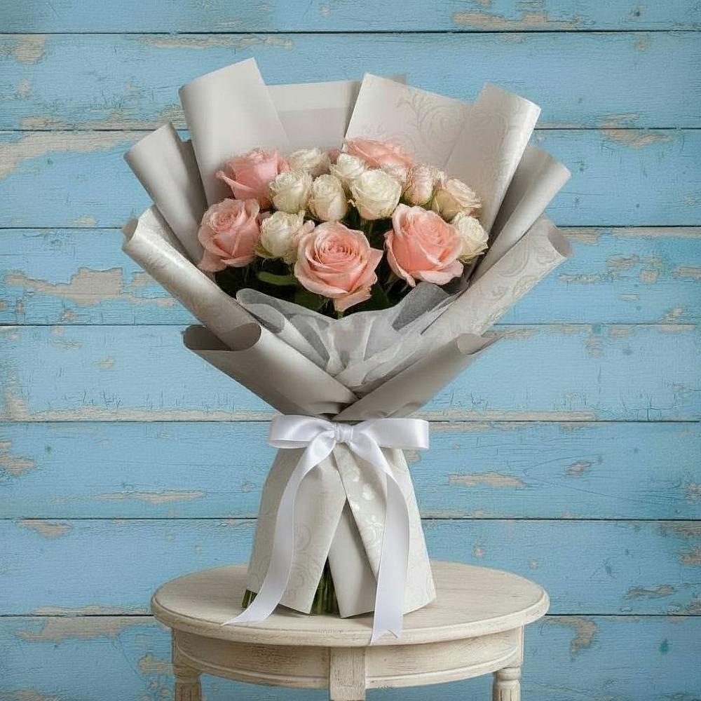 Букет цветов из: Розы в Поселок Лесхоза