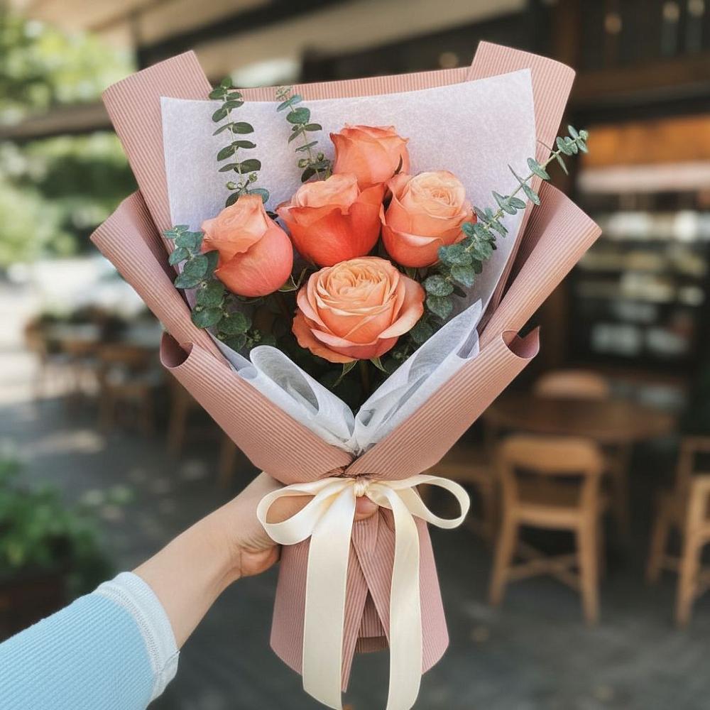 Букет цветов из: Розы в Поселок Лесхоза