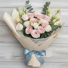 Букет цветов из:  Лизиантусы #REPLACE_PRED# Поселок Лесхоза