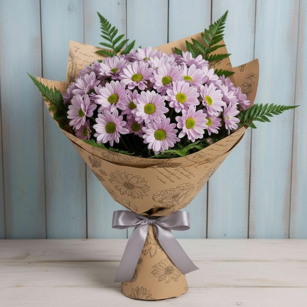 Букет цветов из: Хризантемы в Поселок Лесхоза