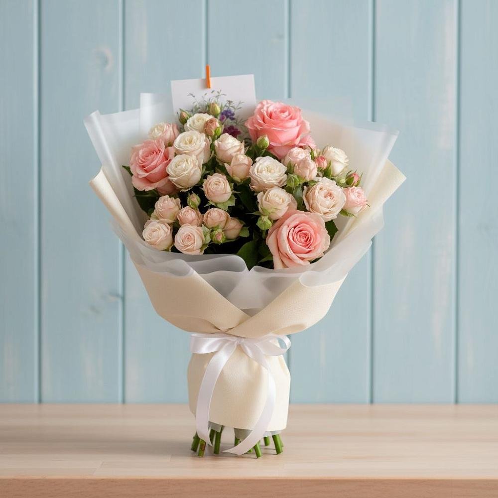 Букет цветов из: Розы в Поселок Лесхоза