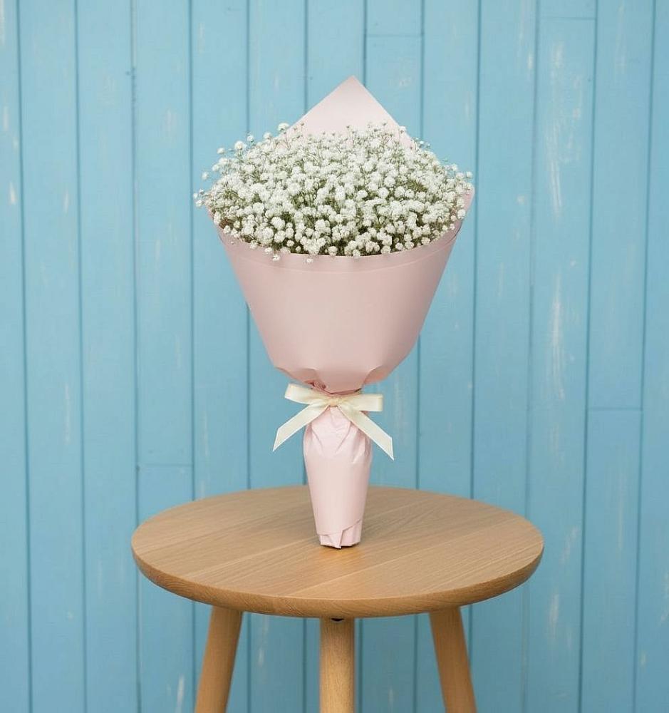 Букет цветов из: Гипсофила в Поселок Лесхоза