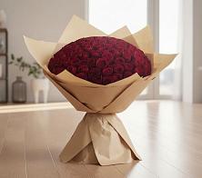 Букет 101 Красная роза в Поселок Лесхоза