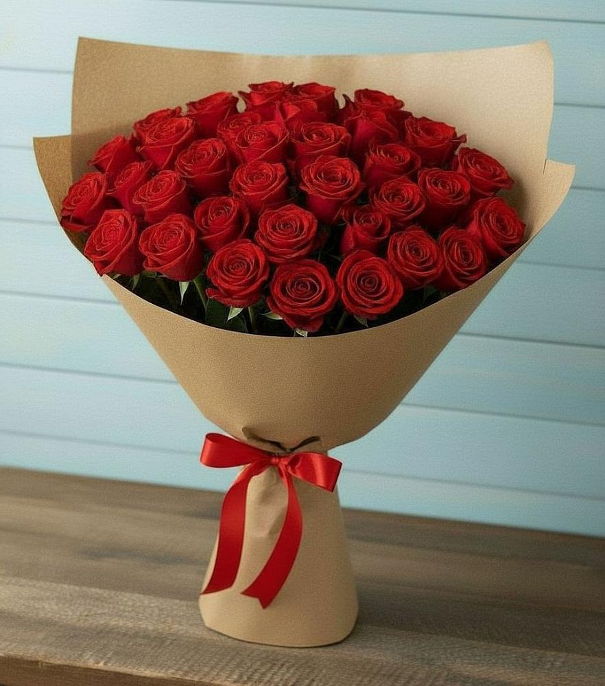 Букет Красные розы Милано в Поселок Лесхоза
