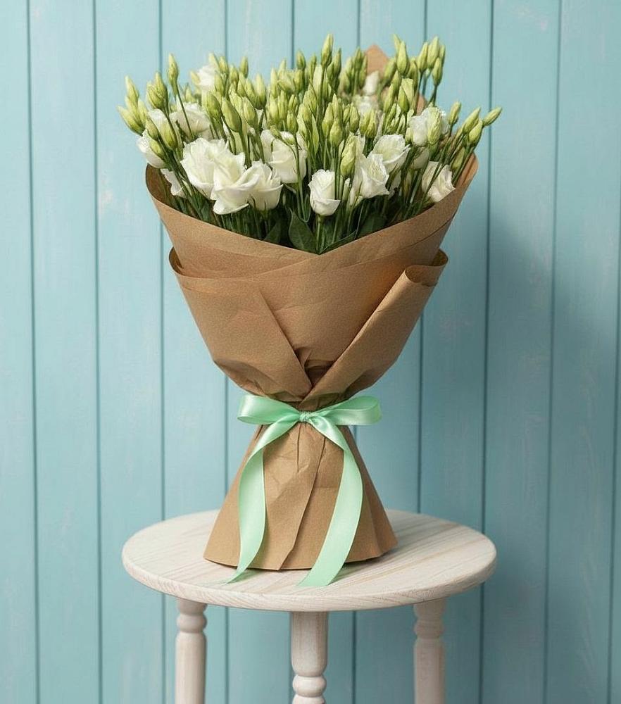 Букет цветов из: Лизиантусы в Поселок Лесхоза