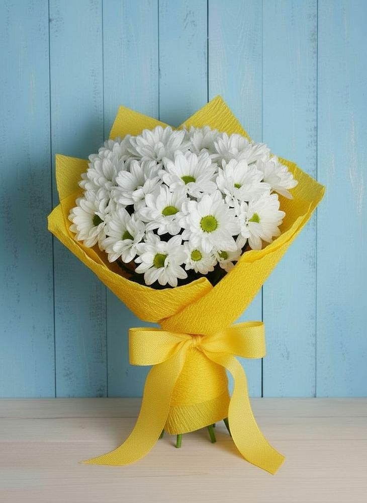 Букет цветов из: Хризантемы в Поселок Лесхоза