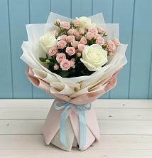 Букет цветов из:  Розы в Поселок Лесхоза