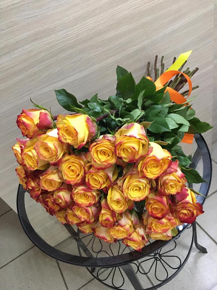 Букет Желтые розы в Поселок Лесхоза