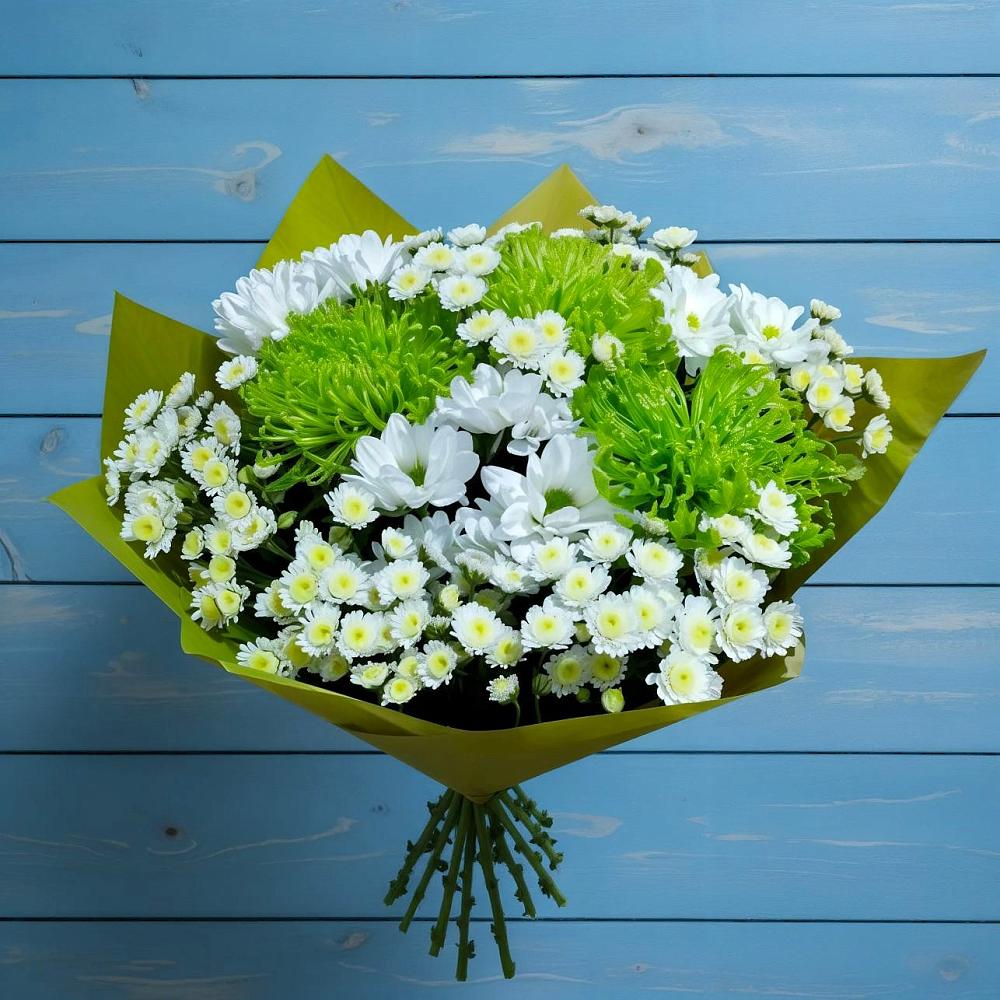 Букет цветов из: Хризантемы в Поселок Лесхоза