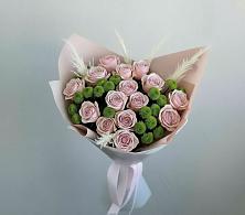 Букет цветов из:  Розы и Хризантемы в Поселок Лесхоза