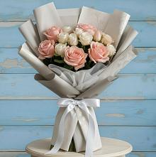 Букет цветов из:  Розы #REPLACE_PRED# Поселок Лесхоза