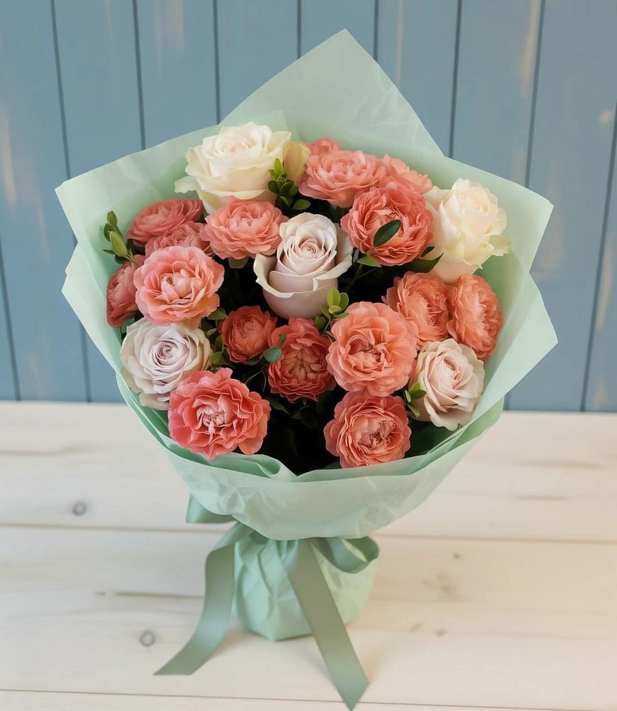 Букет цветов из: Розы в Поселок Лесхоза