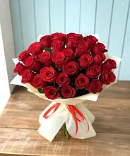 Букет 29 Красных роз в Поселок Лесхоза