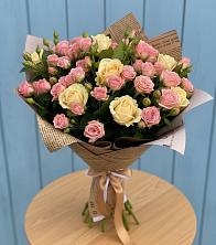 Букет цветов из:  Розы в Поселок Лесхоза
