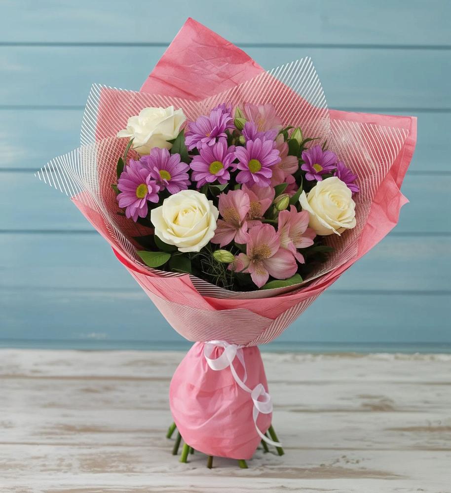 Букет цветов из: Герберы в Поселок Лесхоза