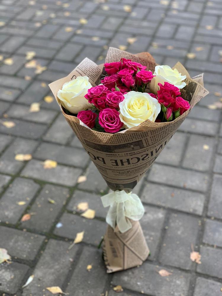 Букет цветов из: Розы в Поселок Лесхоза