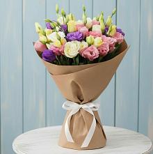 Букет цветов из:  Лизиантусы в Поселок Лесхоза